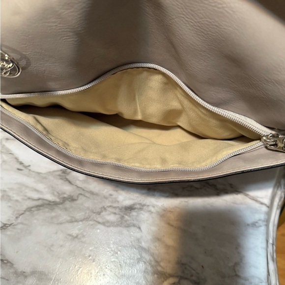 Gray and Brown Hobo Bag - Picture 5 of 13